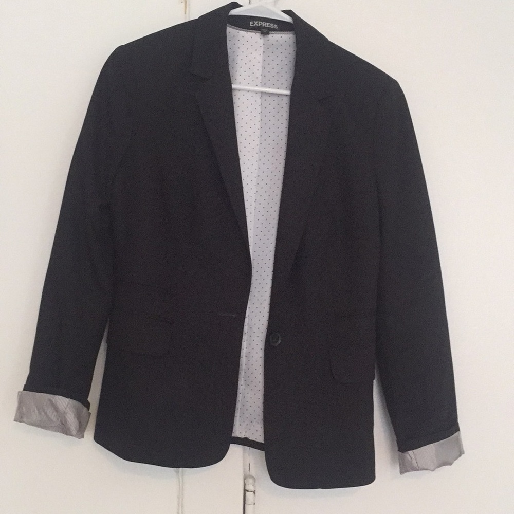 Black light weight blazer